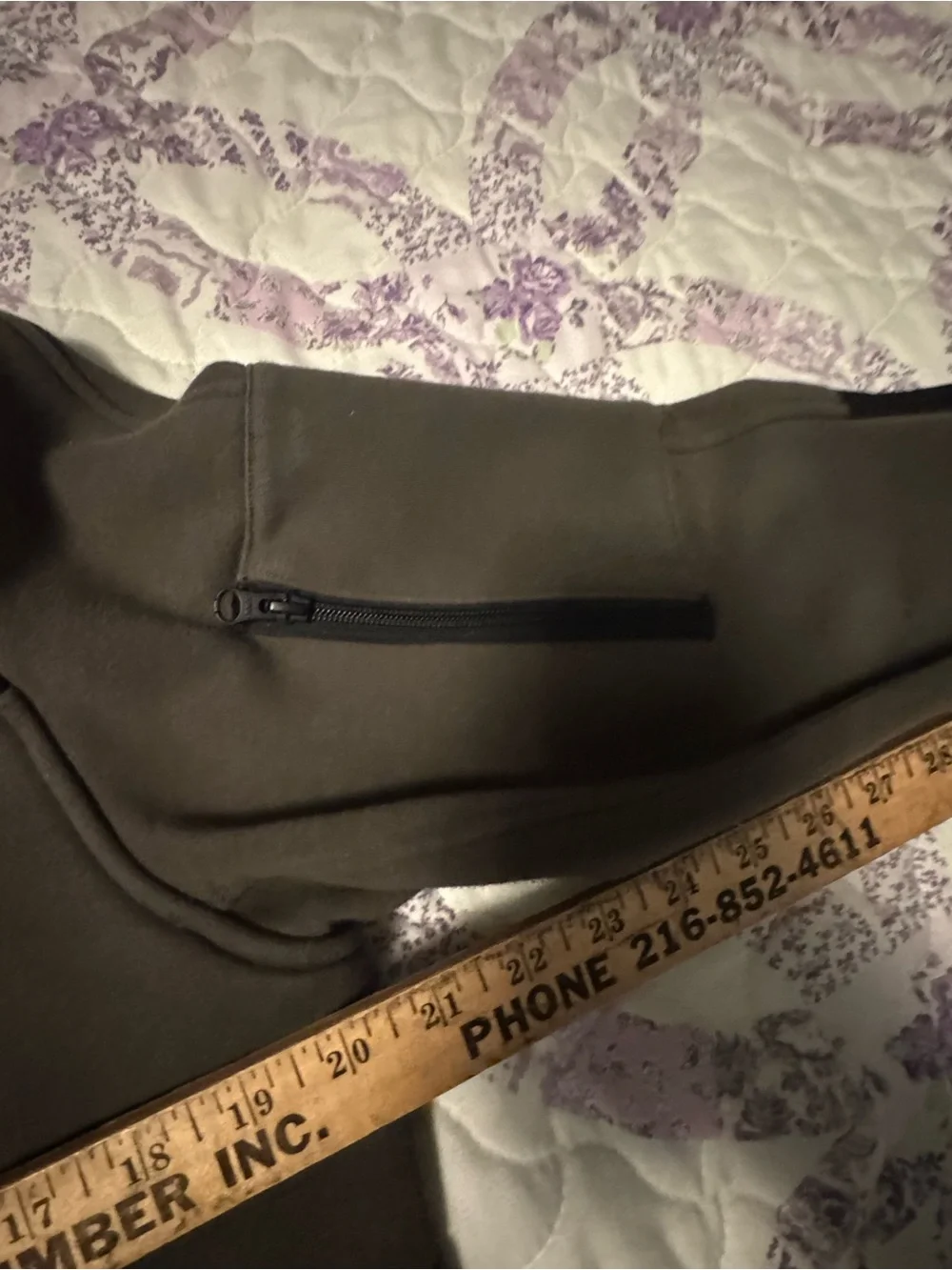 The North Face Olive Green & Black Hooded Windbreaker Jacket